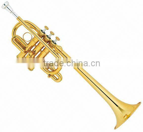 Professional high grade Bb key silver plated trumpet