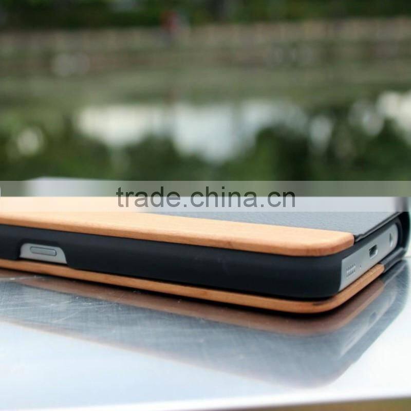 Classical Chinese walnut/bamboo/rosewood/cherry card bumper/pocket cell phone case for Samsung