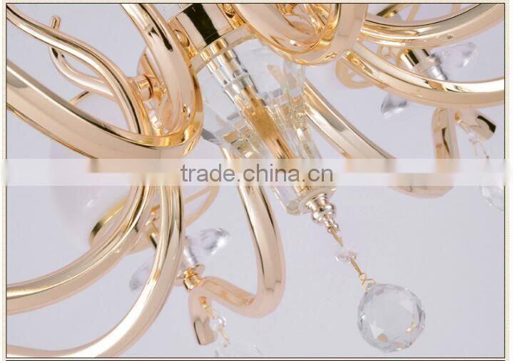 M966 Momoda elegant European Crystal modern living room bedroom lighting chandelier pendant lamp