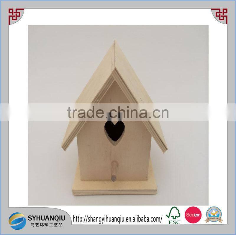 house type handmade and solid wood material wooden money box