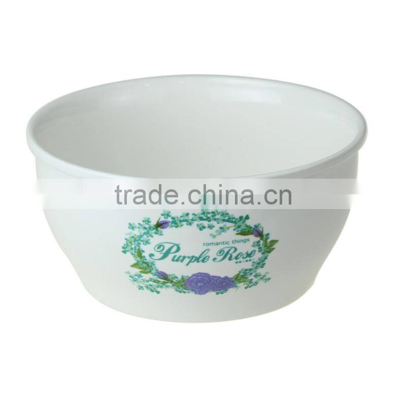 6.3" decal customized ceramic fresh bowl