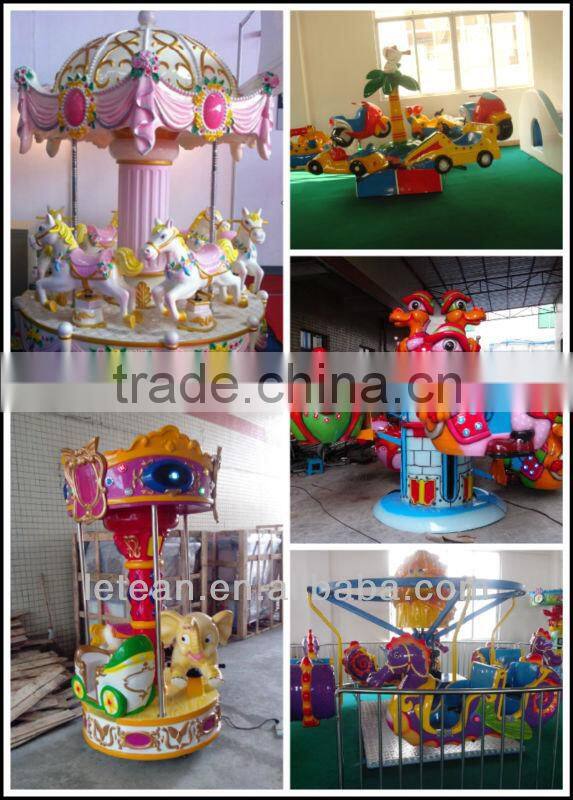 Amusement Park Coin operation Musical Baby Carousel LT-1034B