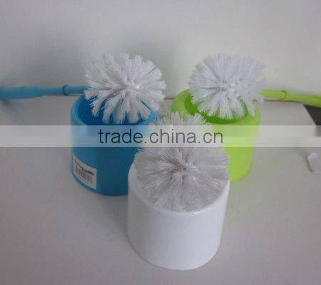 Plastic small & convenient Toilet brush holder with white colour