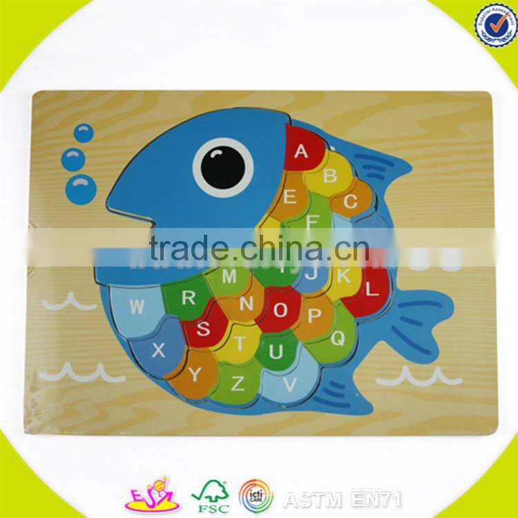 wholesale lovely wooden clock puzzle toy delicate wooden clock puzzle toy W14B045