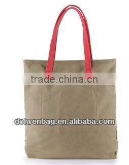 2014 promotional canvas handbag, beach bag