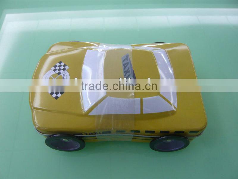 baby popular Gift tin toy carshaped can