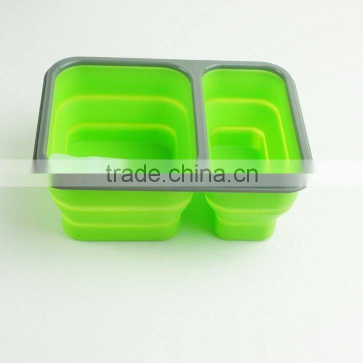 16129 Collapsible Silicone Kids Food Storage box