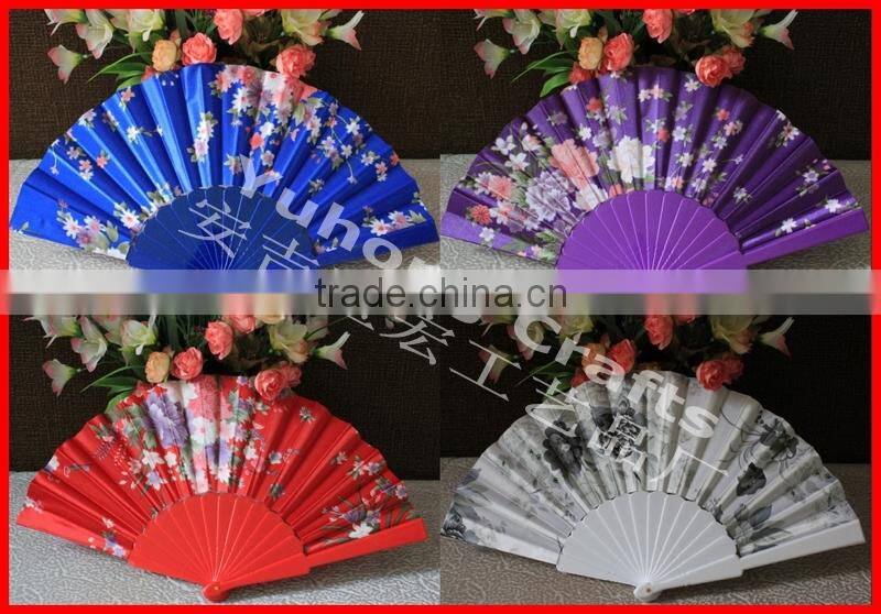 Best gift handcrafts lace folding fan