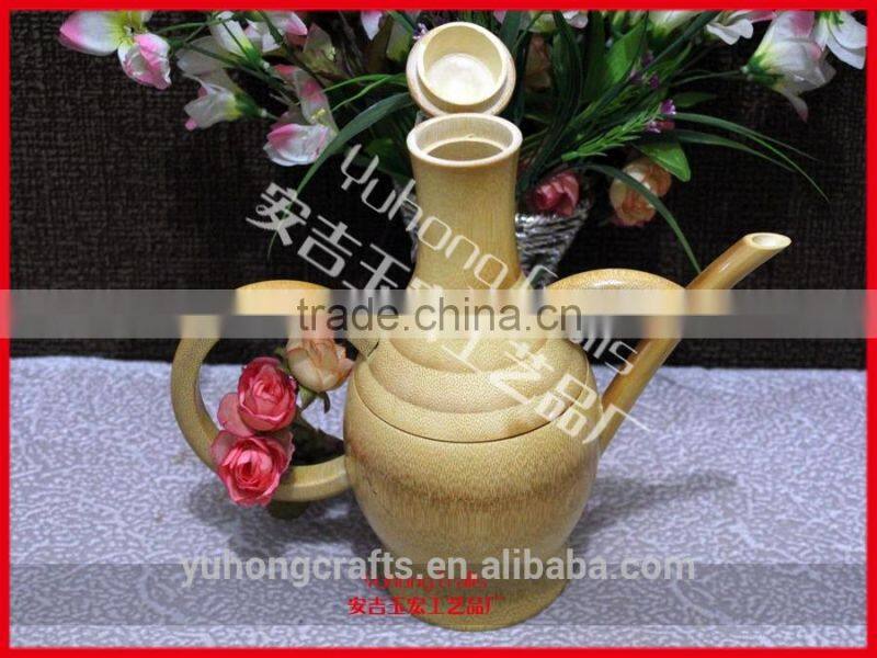 Top quality Bamboo craft Bamboo Tea Sets Bamboo teapot