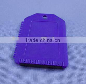 Promotional gift Plastic small size ice s/s scraper with car parking disc