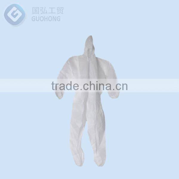 microporous coverall 50g/55g,overol desechable ,disposable coverall with hood