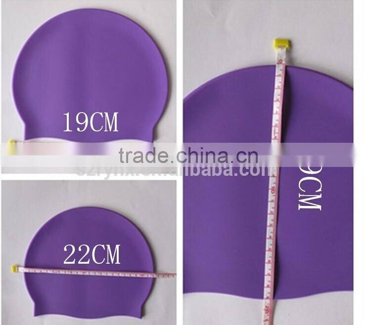 Disney audit manufactuer customized logo print waterproof cheap hat silicone swimming cap