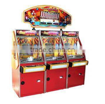 2017 DianFu Crazy Circus game machine coin pusher for hot sale