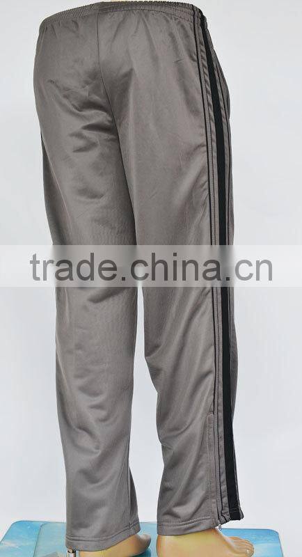 Boy's and kid's leisure trousers by factory 200G polytricot pants with stripe