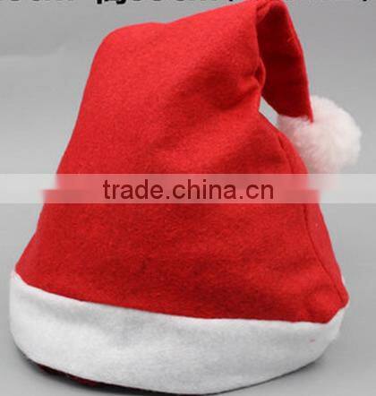 Christmas Party Red And White Cap For Claus Dress Costume Holiday Santa Hat