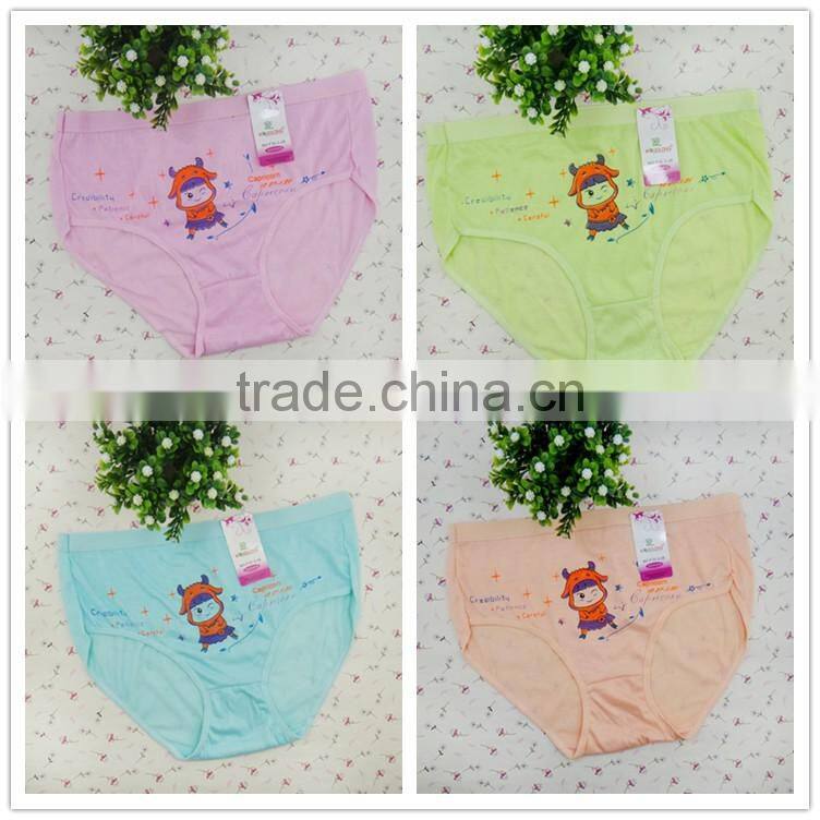 Cute printed high waist women mom underwear fashion wholesale stock mom panties