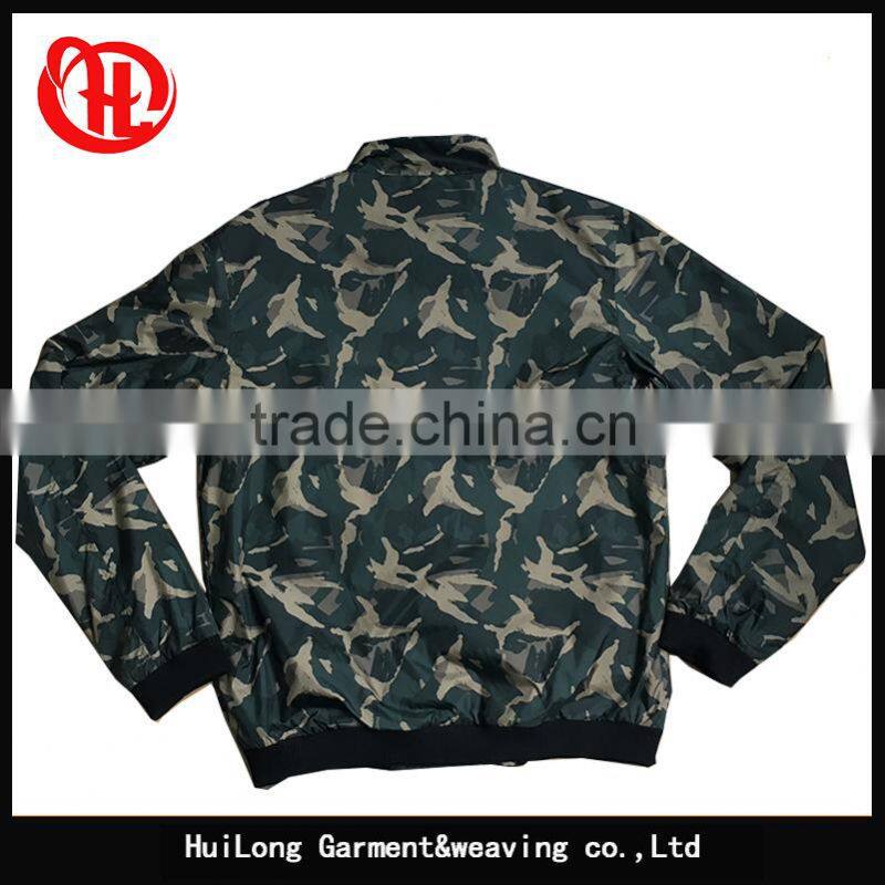 Autumn season men army green camouflage style jacket