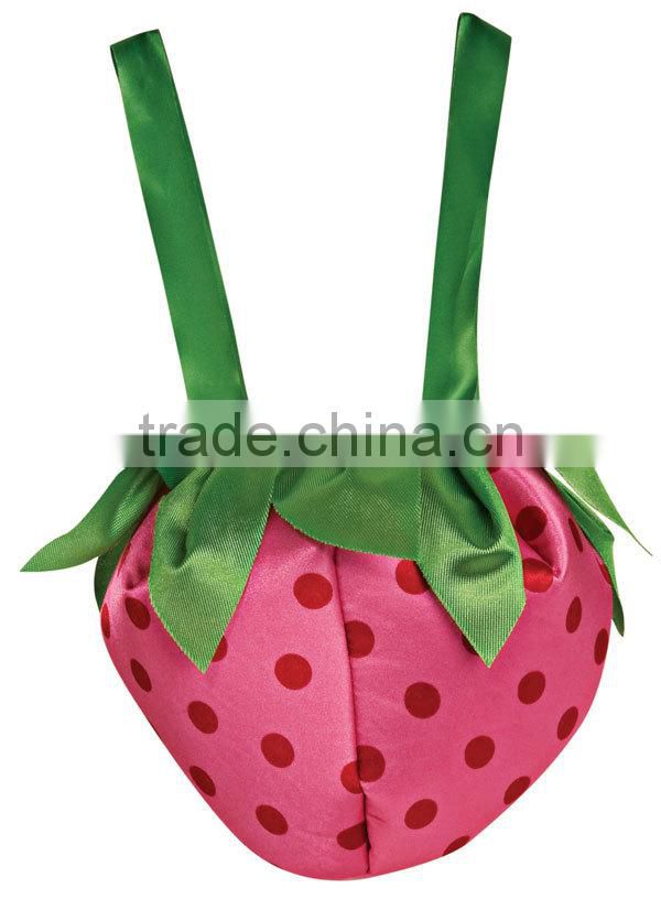 FABRIC STRAWBERRY SHORTCAKE TRICK OR TREAT PAIL (FABRIC)