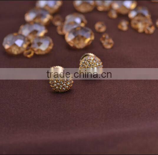 LSE337 men earrings screw back jewelry brass earring low price