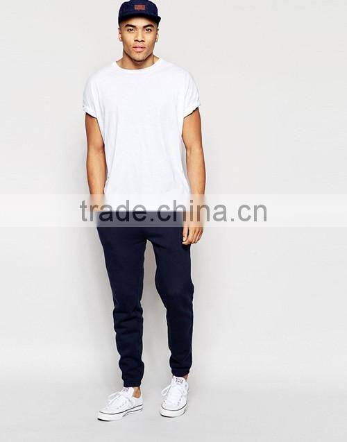 Custom slim fit sweat pants, men plain joggers/jogger pants, gym pants factory price