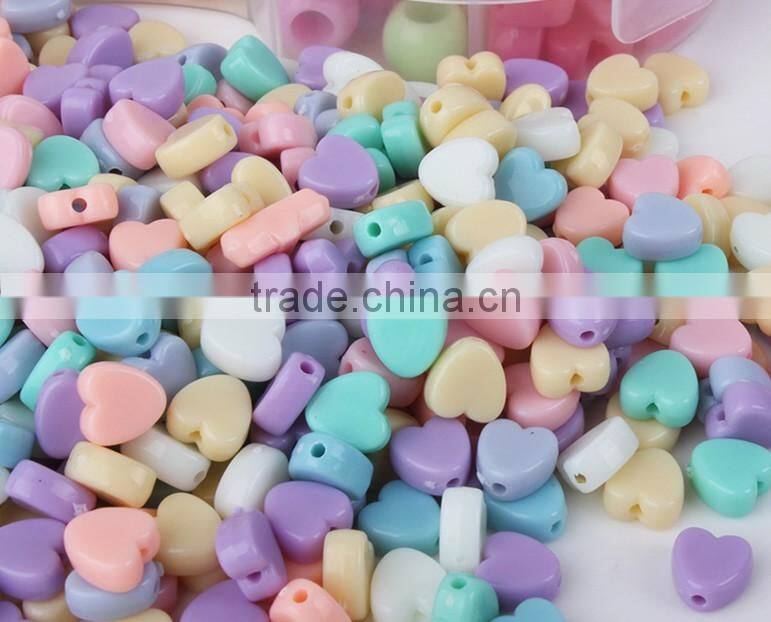 Box pack mix acrylic beads charms jewelry accessories diy acrylic jewelry beads cheap jewelry accessories