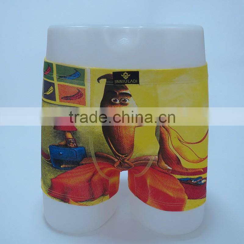 2016 New Style Men Brand of high Quality Underwear Cotton Print Classic Male Boxer