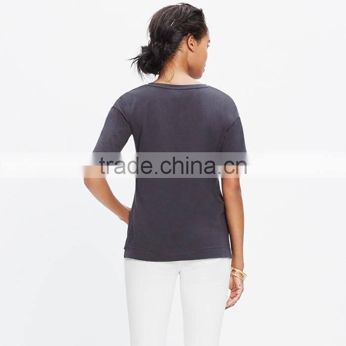 Modernist girls ruffle short sleeve t shirt