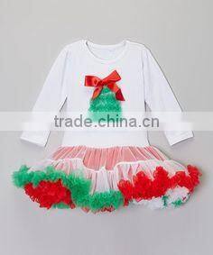 Lovely Girls Christmas Wear TuTu Dresses Red Pettiskirts Tulle Dress