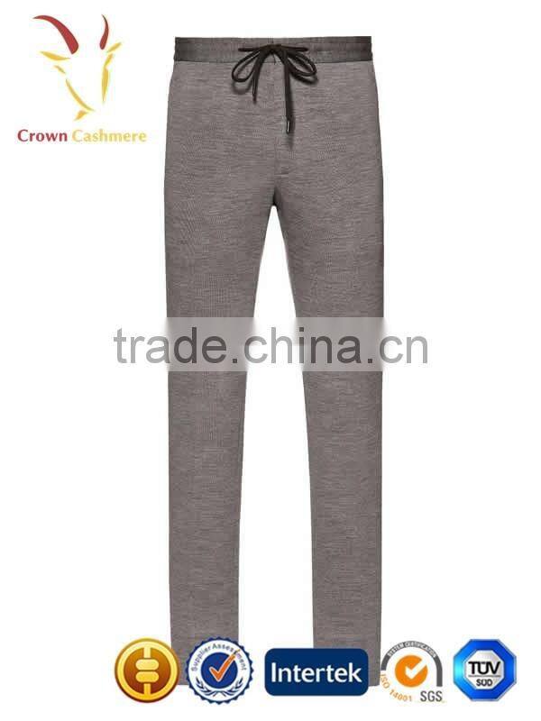 Pure Cashmere Loose Mens Custom Lounge Jogger Pants