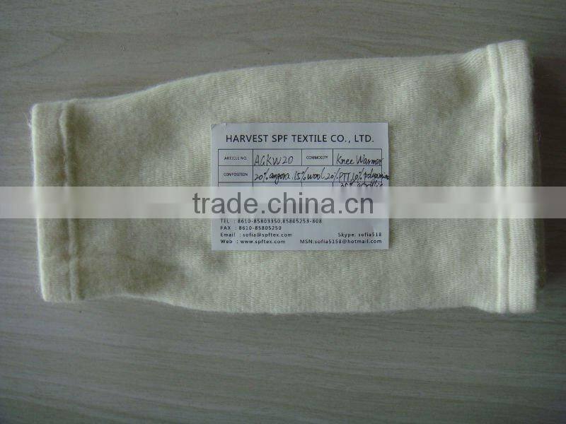 Angora heated knee warmers