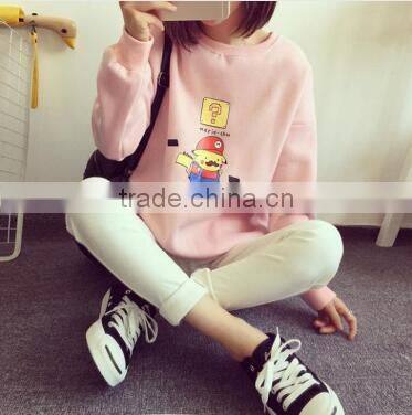 wholesale thick warm autumn winter harajuku pullover women hoodies