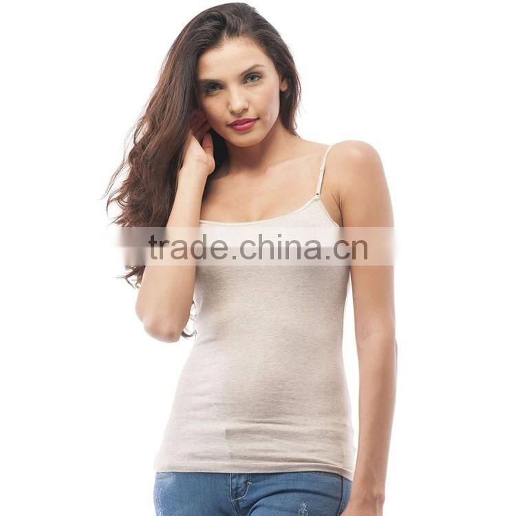 China Tank Top Manufacturer Wholesale Plain Design Cotton Ladies Gym Tank Top