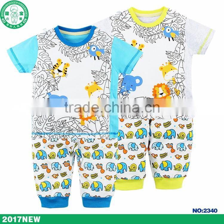 Short Sleeve Baby Boy Clothes Buotique NewBorn Outfits Cute Clothes for Babies