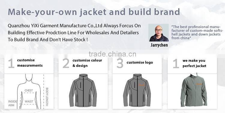 2017 most popular zipper outdoor cool men's softshell jacket