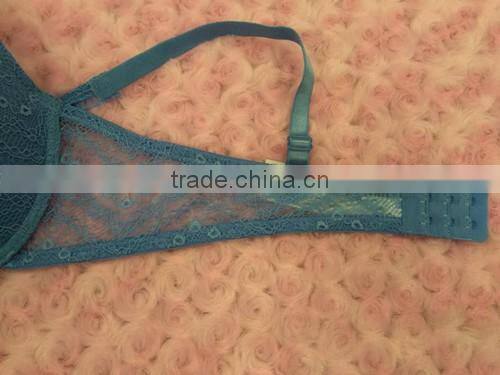 Latest lace bra and panty set women sexy lace bra and panty set