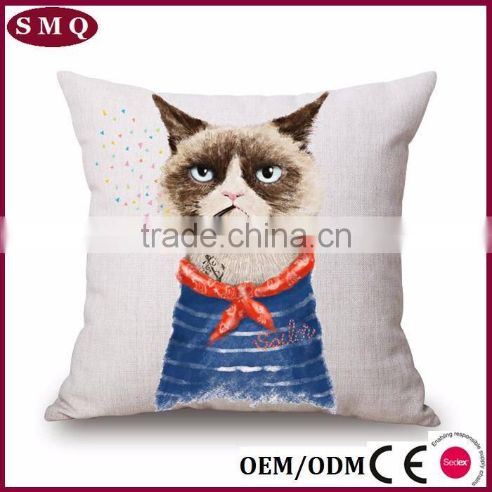 wholeasale custom animal sublimation cute pillow case decorative