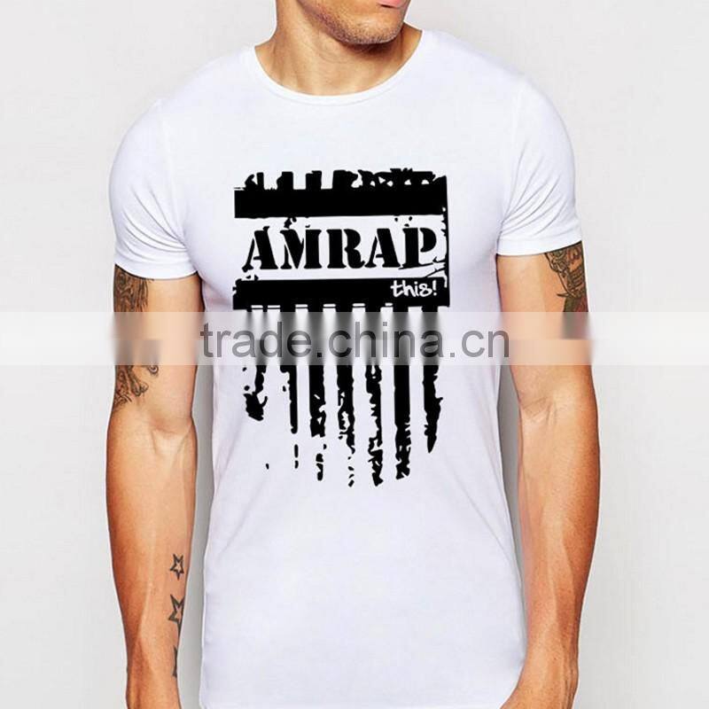 2016 gzh Men's t- shirt printing cotton custom t-shirt
