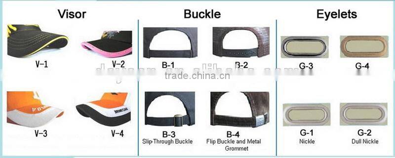 6 panel Custom baseball cap 2015 new products