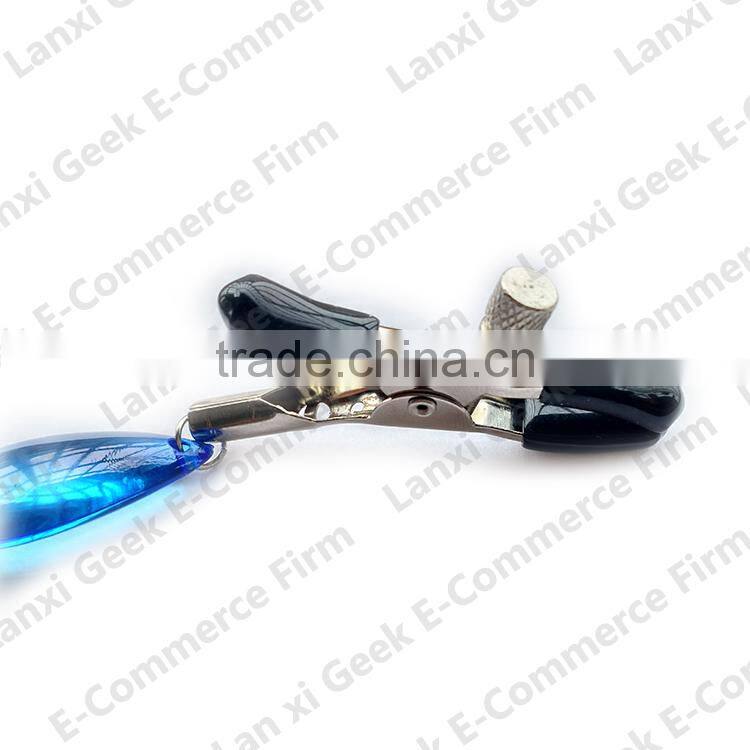 GEEK sexy 1 Pair Nipple Clamps Clips Jewellery Bust Massager Stimulate Sex Toy Flirt Adult china sex toys supplier