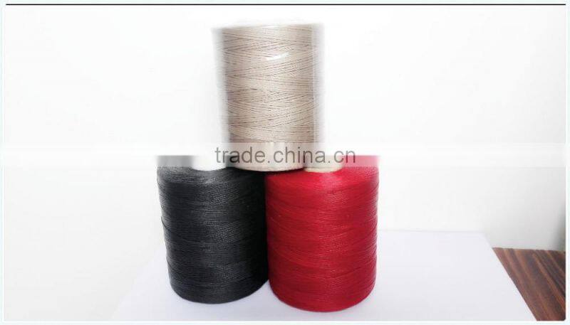100% polyester waxed ,Sitching thread for shoes ,0.8MM,1.0mm.1.1MM