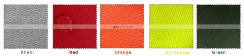 Oil water repellent antistatic lighweight fr lab coat uniform fabric