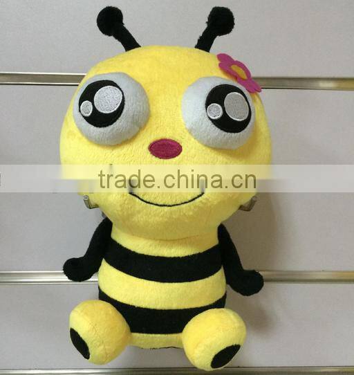 custom realistic carton style super soft toys bumble bee carton plush insect bee