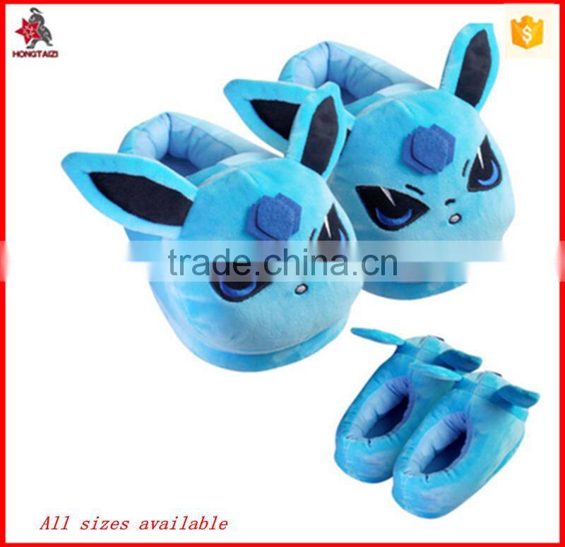 Soft new carton design indoor plush slippers with all sizes available