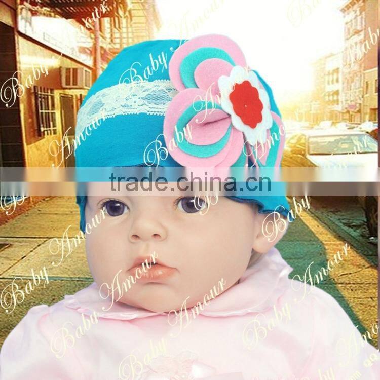 2015 new arrival baby amour knit top children kids hats M5042901