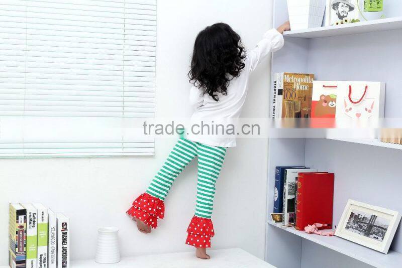 Christmas hot selling!! girl boutique pajamas baby girls 2 pcs baby gift set