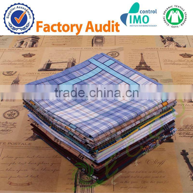 100% Cotton Handkerchief For Men