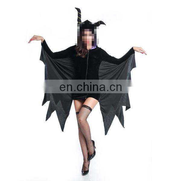 2017 Higt Quality anime Halloween Vampire Costume cosplay Bat Costume for in stock