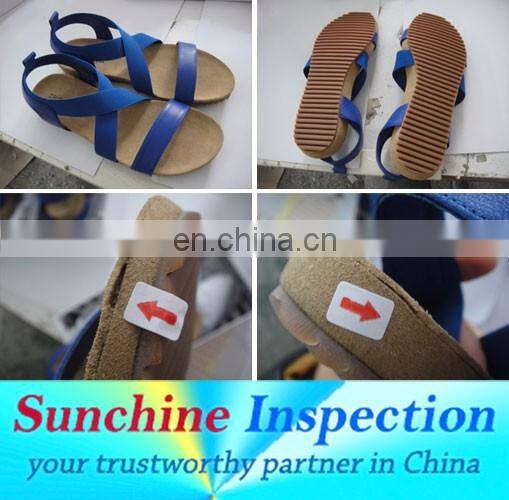 shoe inspection service in fujian zhejiang jiangsu/shoes accessory/trading service before shipment