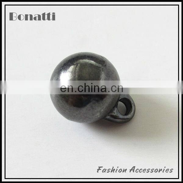 black metal sewing buttons
