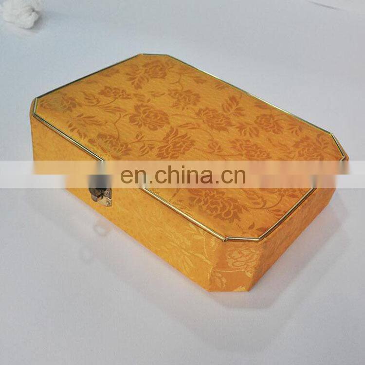 Custom attractive design luxury gold printing matle buckle hardcover paper box for luxury gift packaging